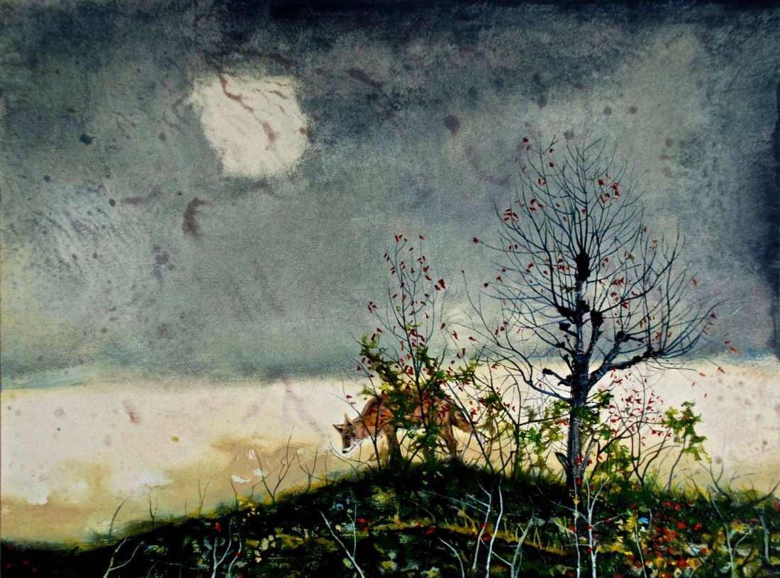 Influence, oil on board, 30 x 40 cm