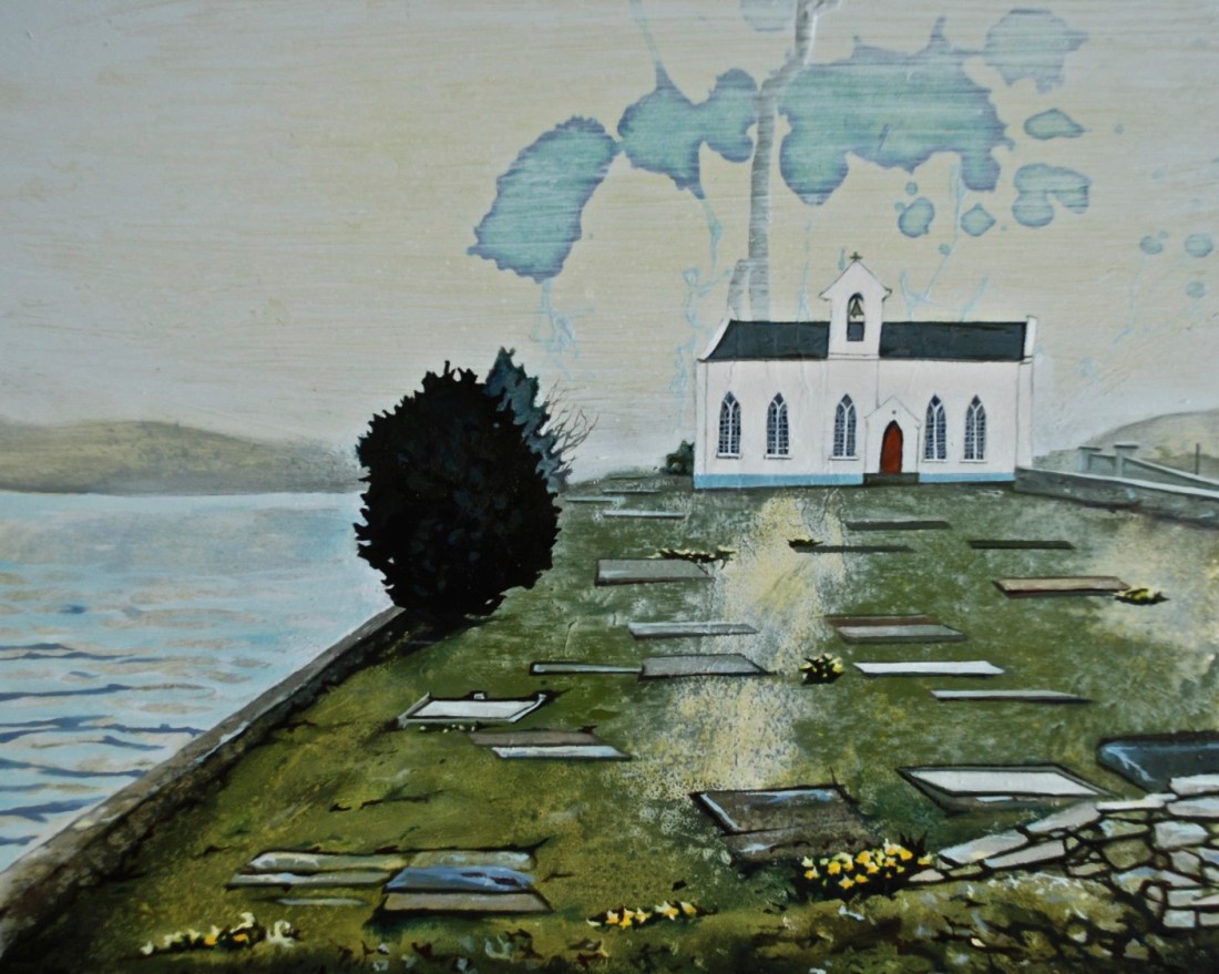 Lucid Vapour, Expanding the Spirit to the Beyond, oil on board, 24 x 30 cm