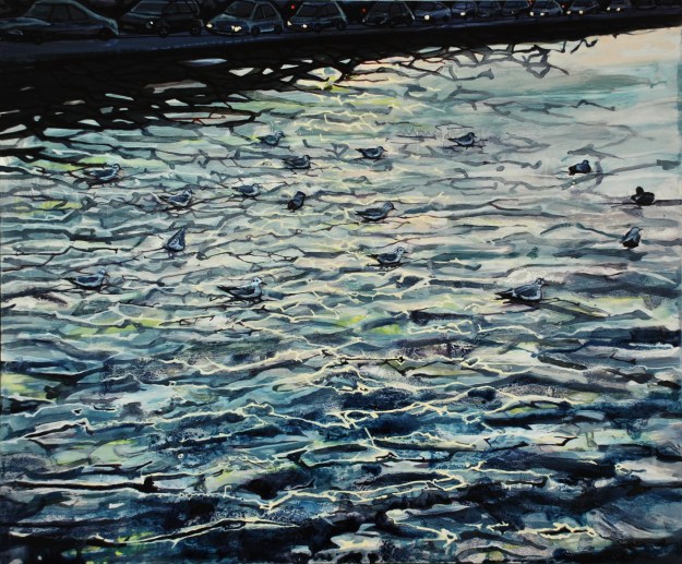 'Traffic at Portobello Bridge, Dublin'